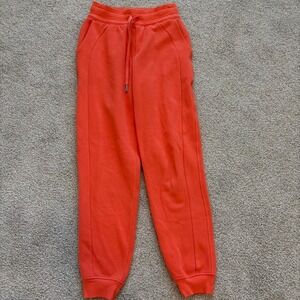 Women's Red Jogger Sweatpants